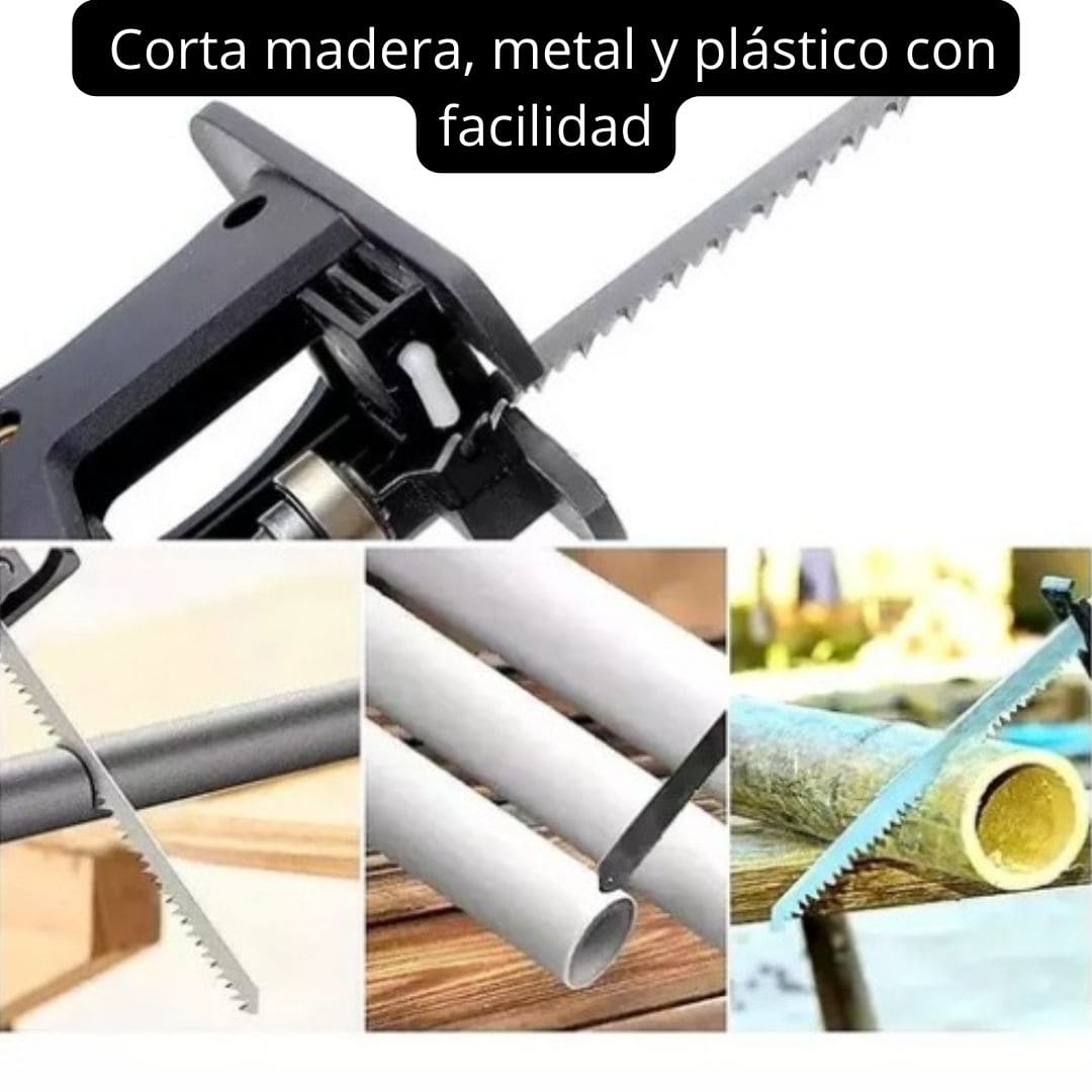 Compra Sierra Taladro 2 en 1 con oferta especial incluye 3 hojas de sierra gratis envío gratis Colombia