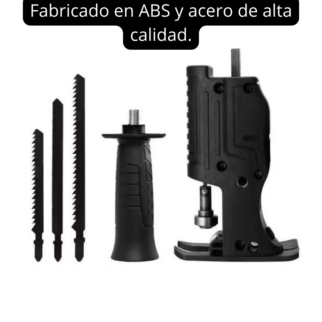 Adaptador universal para taladro Sierra Taladro 2 en 1 ideal para bricolaje cortes precisos en casa y taller